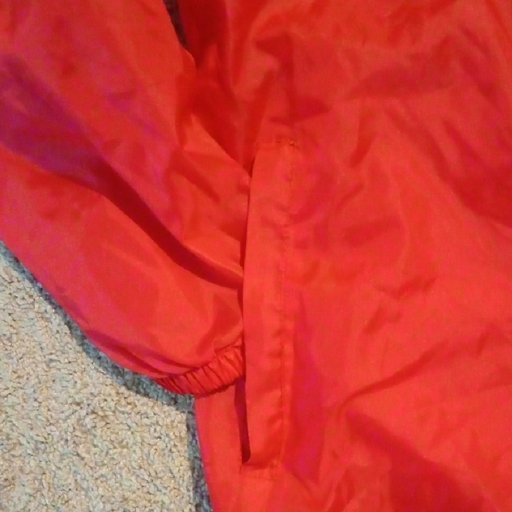 Totes Red Windbreaker Hooded Jacket - Picture 2 of 7